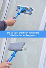 Carica l'immagine nel visualizzatore di Gallery, IKU Kit Lavavetri Telescopico Lungo (167CM) – Manico Estensibile, 167 CM