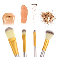 Carica l&#39;immagine nel visualizzatore di Gallery, 18 Pezzi Pennelli Trucco Set di 18 eleganti pennelli bianchi per il trucco