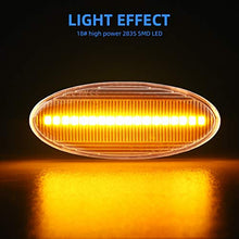 Carica l'immagine nel visualizzatore di Gallery, [1 paio] OZ-LAMPE LED Luci laterali, Indicatori di lente trasparente
