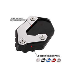 Carica l&#39;immagine nel visualizzatore di Gallery, Piedino di estensione per cavalletto motocicletta, CNC, placchetta Nero