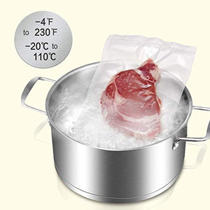 Bonsenkitchen Sacchetti per Sottovuoto, 2 rotoli 28 x 2 Rotoli 28 x 600 cm - Ilgrandebazar