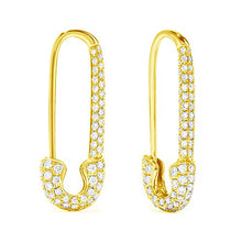 Carica l&#39;immagine nel visualizzatore di Gallery, Orecchini a cerchio per cartilagine, in argento Sterling, con zirconia...