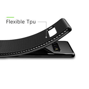 J Jecent Cover Samsung Galaxy S10 Custodia Look in Fibra... - Ilgrandebazar
