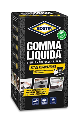 BOSTIK Gomma Liquida Kit di Riparazione rivestimento a base gomma 750 ml - Ilgrandebazar