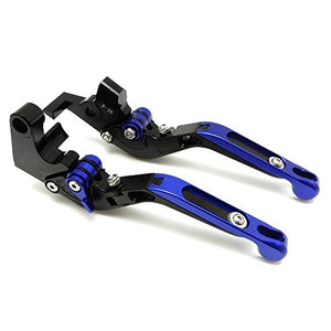 MT 09 Breve leve freno e frizione Regolabile Per MT09 MT-09 2014 2015 Blu - Ilgrandebazar