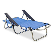 Carica l'immagine nel visualizzatore di Gallery, Solenny 50001072720101 – Sedia a Sdraio-Lettino con 4 81x62x14 cm, Blu