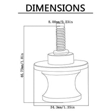Carica l'immagine nel visualizzatore di Gallery, 2pcs Nottolini M8*1,5 Forcellone Cavalletto Appoggi Per Honda Argento M8