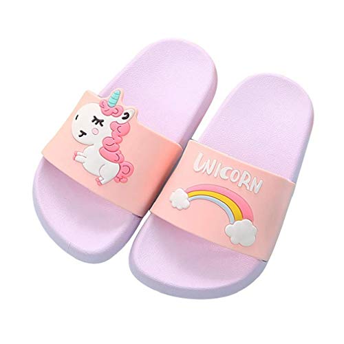 HommyFine Ciabatte da Doccia Scarpe Spiaggia e Piscina 30/31 EU, Viola