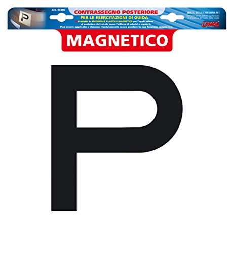 Lampa 65356 Contrassegno Magnetico P Posteriore, 30 x 30 mm - Ilgrandebazar