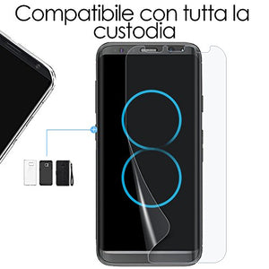 G-Color Pellicola Galaxy S8, [3 Pezzi] Trasparente in TPU... - Ilgrandebazar
