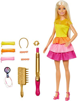 Barbie- Ricci Perfetti, Bambola Bionda con Capelli Lunghi da Pettinare con... - Ilgrandebazar
