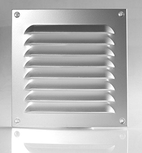 Klimapartner WGQ 200 - Griglia di Aerazione Quadrata In 200, alluminio - Ilgrandebazar