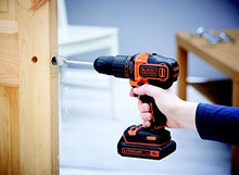 Carica l&#39;immagine nel visualizzatore di Gallery, BLACK+DECKER BDCHD18BOA-QW Trapano/Avvitatore a Percussione con Doppia... - Ilgrandebazar