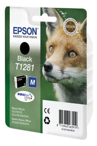 Epson T1281 Serie Volpe, Cartuccia Originale Getto d'Inchiostro Nero