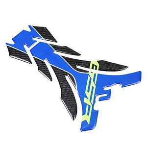 Yctze Adesivo serbatoio moto, vera fibra di carbonio moto decalcomania TQ008