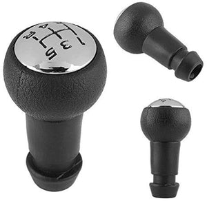 OBEST Auto Pomello del Cambio 5 Marce per Peugeot 205 206 306 Black&silver