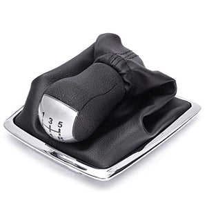 AAlamor 5 Speed Gear Shift Manopola Stick Leva Cover per Argento