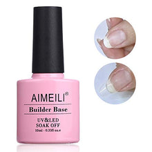 Carica l'immagine nel visualizzatore di Gallery, AIMEILI Clear Builder Gel Unghie e Base Coat 2 in 1 Smalto Semipermente in...