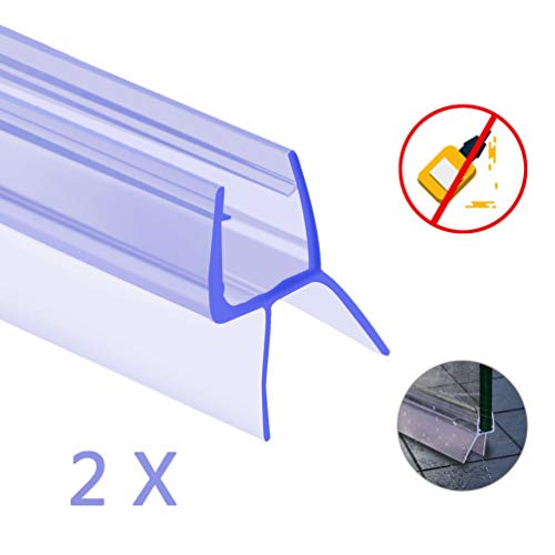 Guarnizione Box Doccia Sottoporta Trasparente - Per Vetro 6-8mm Lunghezza 110cm - Foto 6
