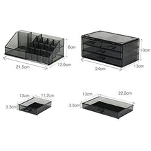 Carica l&#39;immagine nel visualizzatore di Gallery, Display4top cosmetico dell&#39; organizzatore di immagazzinaggio 4 cassetti in...