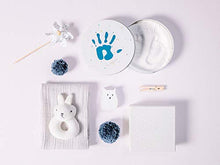 Carica l&#39;immagine nel visualizzatore di Gallery, Baby Art Magic Box Scatola Tonda in Metallo con Kit Impronta per Calco di...