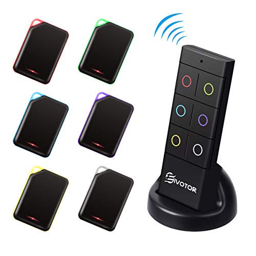 Key Finder, EIVOTOR Localizzatore Chiavi Wireless Cerca con 6 Ricevitore RF...