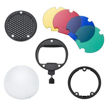 Carica l&#39;immagine nel visualizzatore di Gallery, INSSTRO Flash Diffusore Luce Softbox Speedlite Kit accessori con...