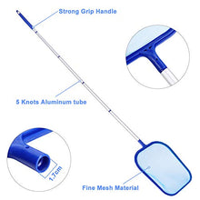 Carica l&#39;immagine nel visualizzatore di Gallery, Gafild Retina Raccogli Foglie per Piscina con Manico Alluminio Lunga,[2020...