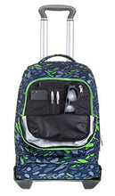 Carica l&#39;immagine nel visualizzatore di Gallery, Trolley Tech Invicta Art, 34 Lt, Blu, 2 in 1 Zaino sganciabile, Scuola &amp;...