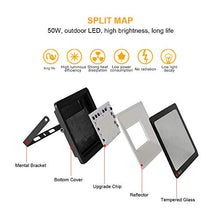 Carica l&#39;immagine nel visualizzatore di Gallery, Bapro Faretto LED da Esterno 50W, Fari di sicurezza,Lampada Luce Bianca
