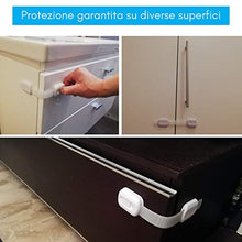 Carica l&#39;immagine nel visualizzatore di Gallery, Blocca Cassetti Per Bambini, Chiusure Sicurezza Bambini La Tranquillità... - Ilgrandebazar