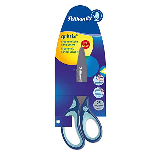 Pelikan 803502 Griffix Forbici Con Lame In Nitruro Di Titanio E Impugnatura... - Ilgrandebazar