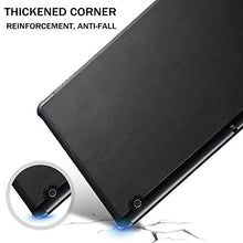 Carica l&#39;immagine nel visualizzatore di Gallery, IVSO Custodia Cover per Huawei Mediapad T5 10, Slim Smart Nero + 1 Pack