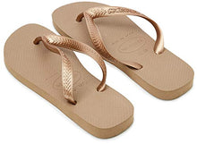 Carica l&#39;immagine nel visualizzatore di Gallery, Havaianas Top Tiras, Infradito Donna 33/34 EU, Oro Rose Gold