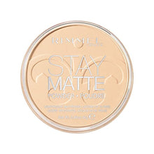 Carica l&#39;immagine nel visualizzatore di Gallery, Rimmel London Cipria Compatta Stay Matte - Polvere Opacizzante a Lunga Tenuta per Pelli Grasse e Miste - Trasparente - 14 g