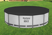 Carica l'immagine nel visualizzatore di Gallery, Bestway 58037 Copertura 4 stagioni per piscina fuori terra rotonda diametro 360 cm