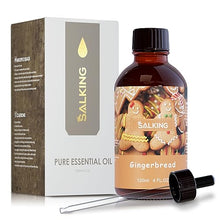 Carica l'immagine nel visualizzatore di Gallery, Pan di zenzero Olio Essenziale 120ml, SALKING Inverno Naturale Olio Essenziale per Diffusori Ultrasuoni, Naturali Oli Essenziali per Aromaterapia e Massaggi, Regali per le donne, Halloween, Natale