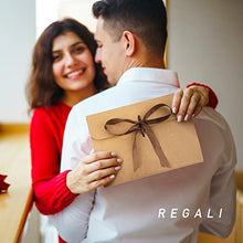Carica l'immagine nel visualizzatore di Gallery, BETESSIN Borsa Amicizia Mini Pochette Buste Kraft Scritta Ricorda sempre Tu sei più coraggiosa Regalo Amica Compleanno Laurea Natale Pensione Donna Borsa Trucchi Costumi
