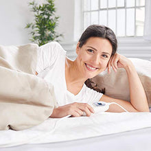 Carica l&#39;immagine nel visualizzatore di Gallery, medisana HU 665 Sottocoperta elettrica, 150 x 80 cm, spegnimento automatico, protezione da surriscaldamento, 3 impostazioni di temperatura, lavabile, scaldamaterasso adatto a tutti i materassi
