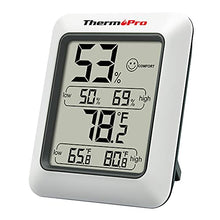 Carica l'immagine nel visualizzatore di Gallery, ThermoPro TP50 Termometro Igrometro Digitale per Ambiente Misuratore di Umidità e Temperatura Interno per Casa Termoigrometro Professionale per Misura Stanza
