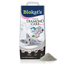 Carica l&#39;immagine nel visualizzatore di Gallery, Biokat&#39;s Diamond Care Fresh profumata, Lettiera per gatti a grana fine con carbone attivo e aloe vera, 1 Sacco, 1 x 10 L