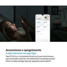 Carica l&#39;immagine nel visualizzatore di Gallery, [Nuovo] TP-Link Tapo P105 Presa Smart Italiana, WiFi Intelligente Smart Plug, Controllo Vocale, Compatibile con Alexa e Google Home, Controllo Remoto Tramite APP Tapo, Bianco