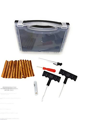Set di riparazione pneumatici professionali, 26 pezzi, strisce... - Ilgrandebazar