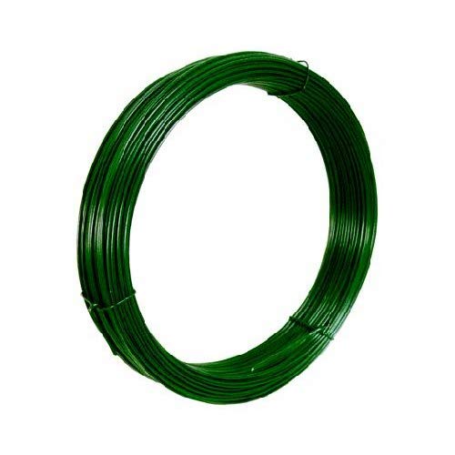FILO FERRO PLASTICATO VERDE P/TENSIONE MT.100 verde - Ilgrandebazar