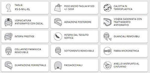 CGM 109V Santa Monica Casco demi jet, Bianco, S S, Bianco - Ilgrandebazar