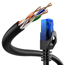 Carica l&#39;immagine nel visualizzatore di Gallery, KabelDirekt - 15m - Cavo di rete, Ethernet e cavo Lan - 15 m, Nero - Blu