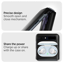 Carica l'immagine nel visualizzatore di Gallery, Spigen Cover Samsung Galaxy Z Flip Thin Fit Compatibile con Samsung Galaxy Z Flip Cover Custodia - Nero