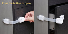 Carica l&#39;immagine nel visualizzatore di Gallery, [8 Pezzi] Bambino Chiusure di Sicurezza Armadio, LifenC Serrature di...