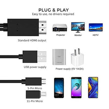 Carica l&#39;immagine nel visualizzatore di Gallery, Cavo adattatore da micro USB a HDMI, convertitore MHL a HDMI con uscita... - Ilgrandebazar
