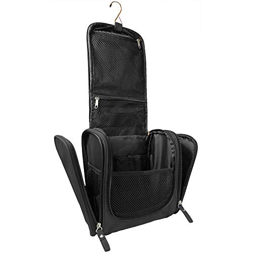 Beauty Case da Viaggio Impermeabile Uomo Donna – Trousse Make-Up XXL Nero - Ilgrandebazar